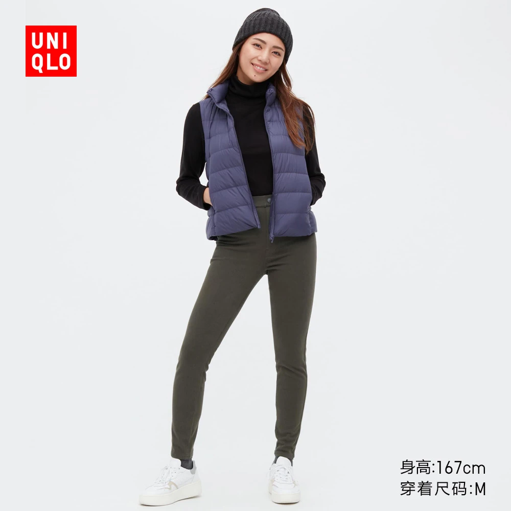 优衣库女装HEATTECH高弹力高腰紧身长裤439203 450623 460542