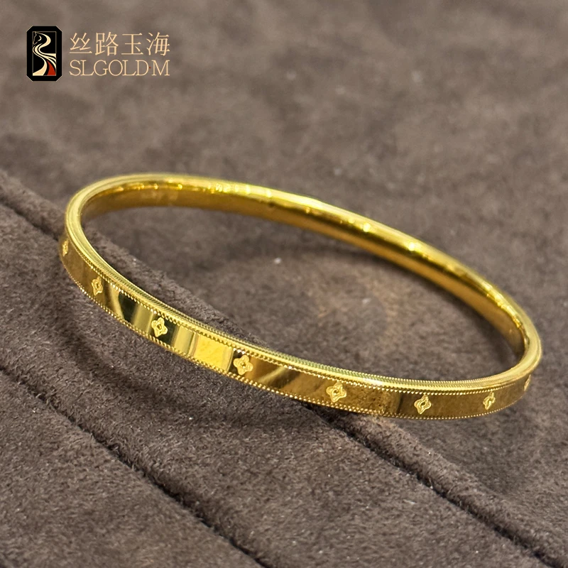 丝路玉海2025新款足金999万花筒手镯气质时尚大气百搭款多退少补