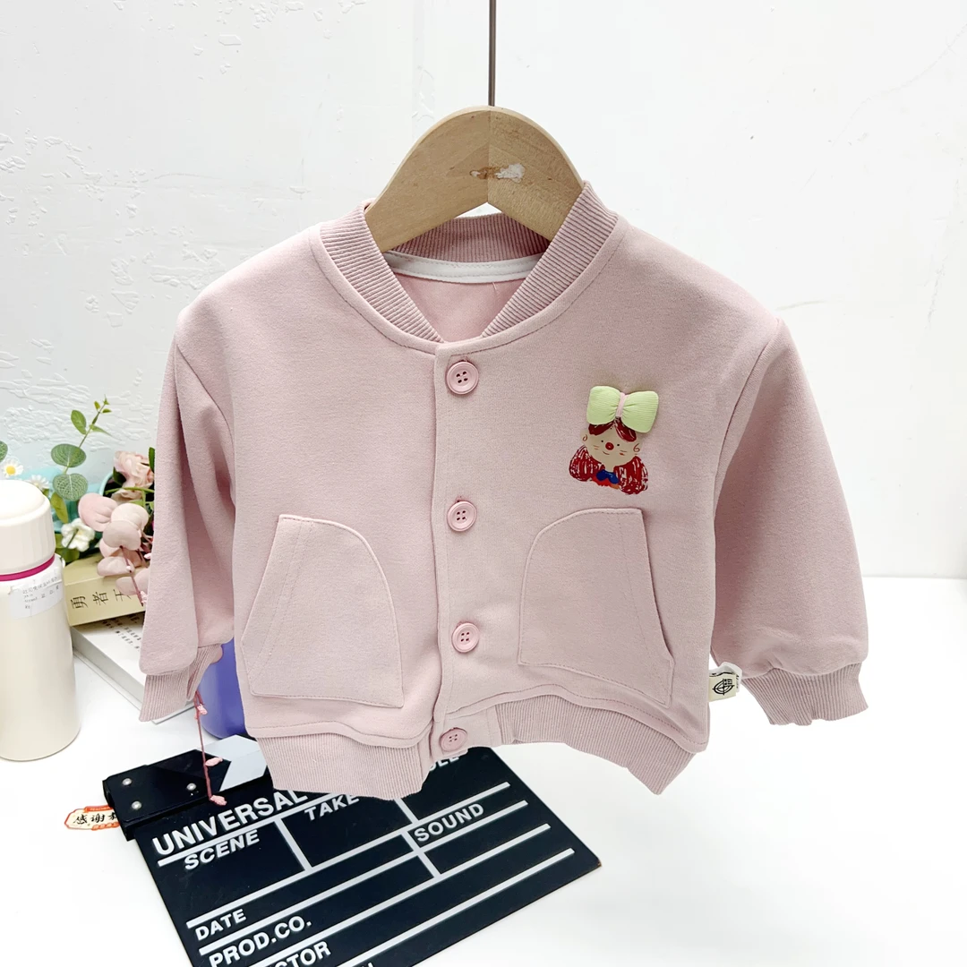 【乔治蓝乔】375开衫卫衣儿童春秋休闲休闲宝宝小童女宝卡通秋季