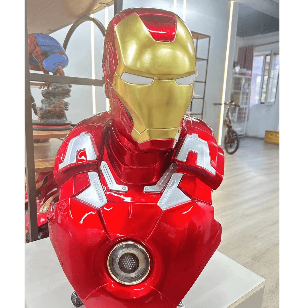 钢铁侠mk7 1：1胸像摆件