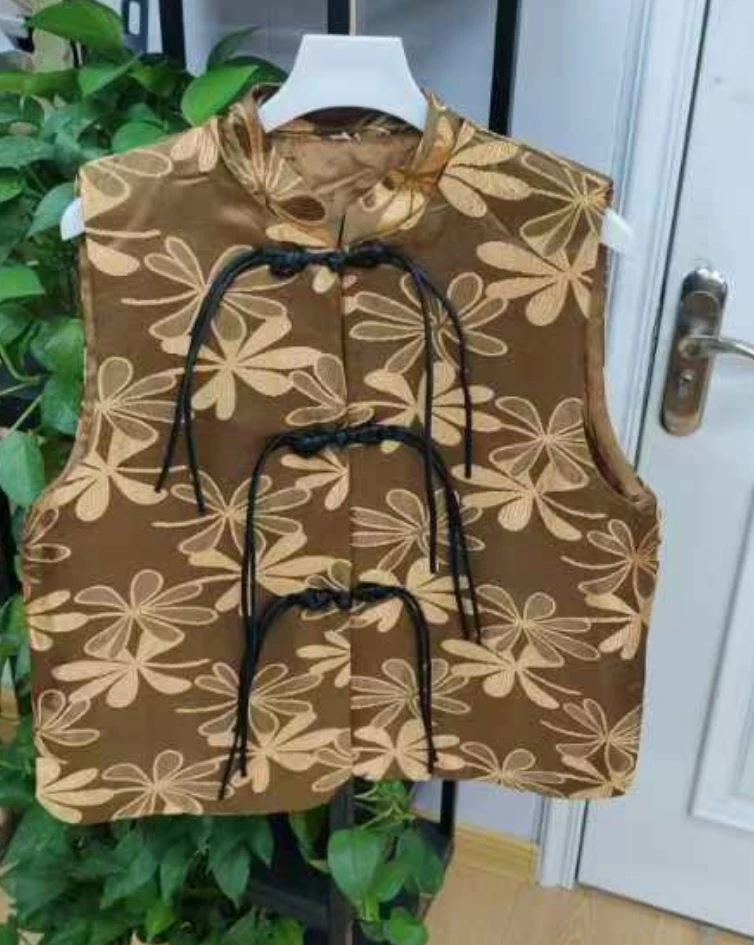 女士花马甲 2402-A116