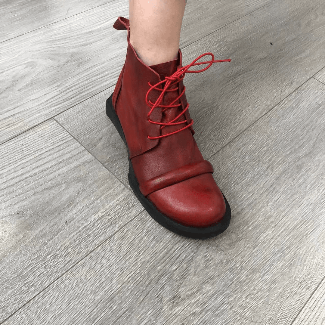 Good  acre  margin/良亩缘复古休闲圆头搭软底舒适单鞋码子随机