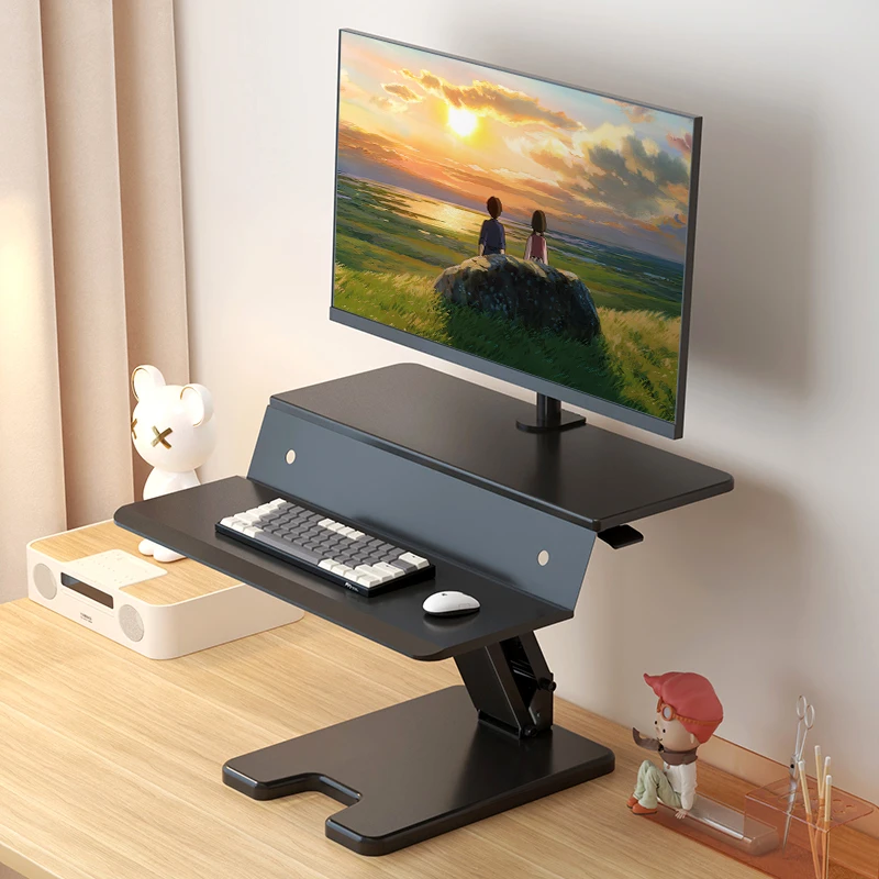 支尔成显示器笔记本升降桌办公桌上工作台台式显示器家用增高架
