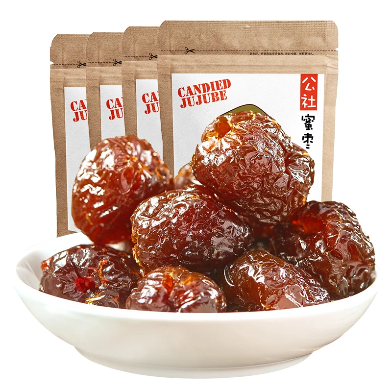 公社蜜枣220g/袋解馋办公室零食皮薄去核优质软糯端午节粽子甜酸