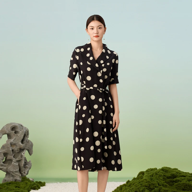 桑蚕丝连衣裙-2421147285