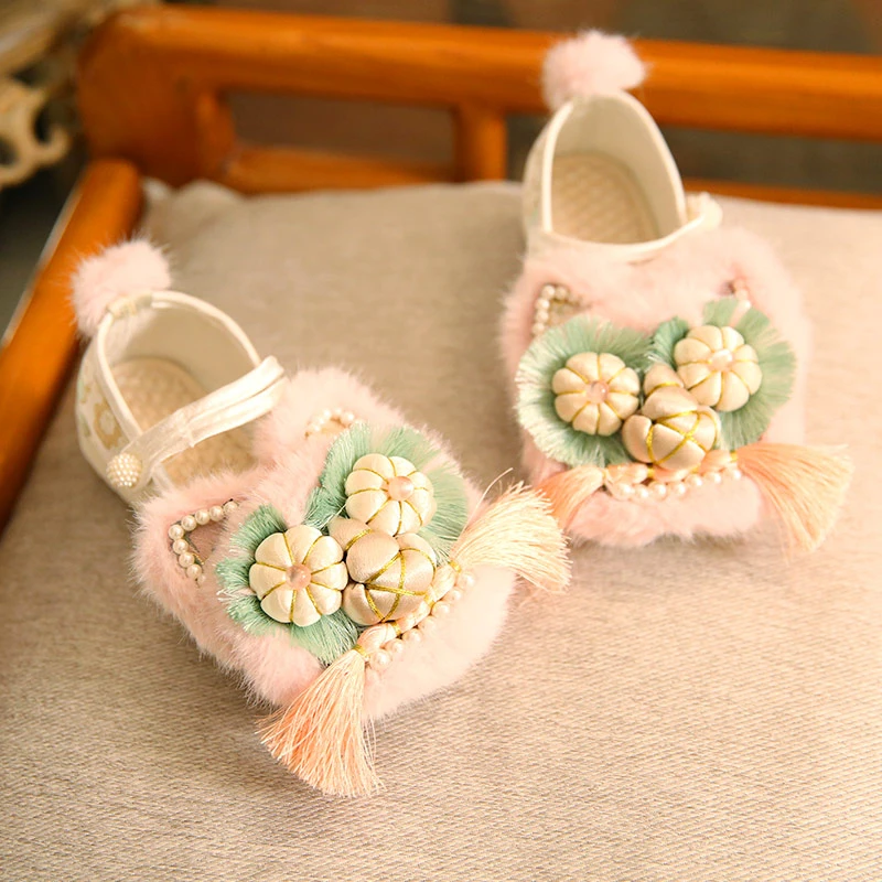 手工虎头鞋童鞋亲子鞋汉服鞋女舒适非遗老北京布鞋萌国风可爱童鞋