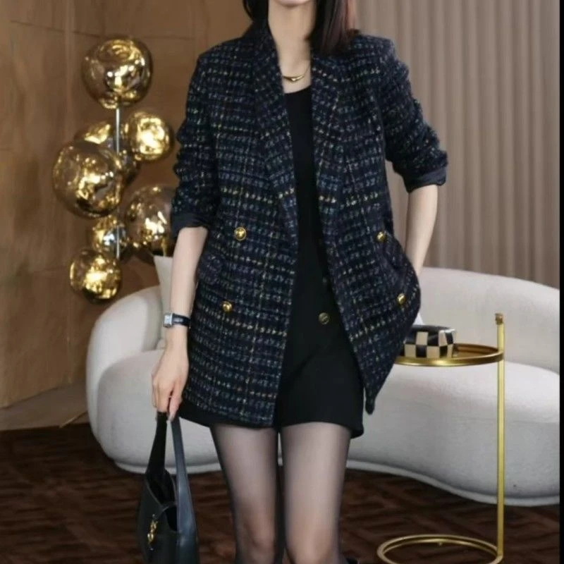 2024新款女士洋气外套小个子时尚显瘦上衣妈妈装秋季百搭西服外套