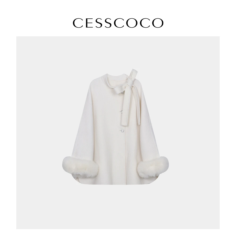 【小铃铛】【专柜同款】双面呢大衣 S2D880001