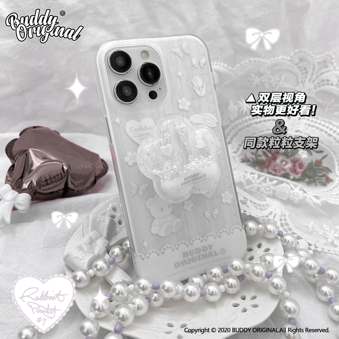 BUDDY原创蕾丝适用苹果14手机壳iphone16promax新款16高级软壳13