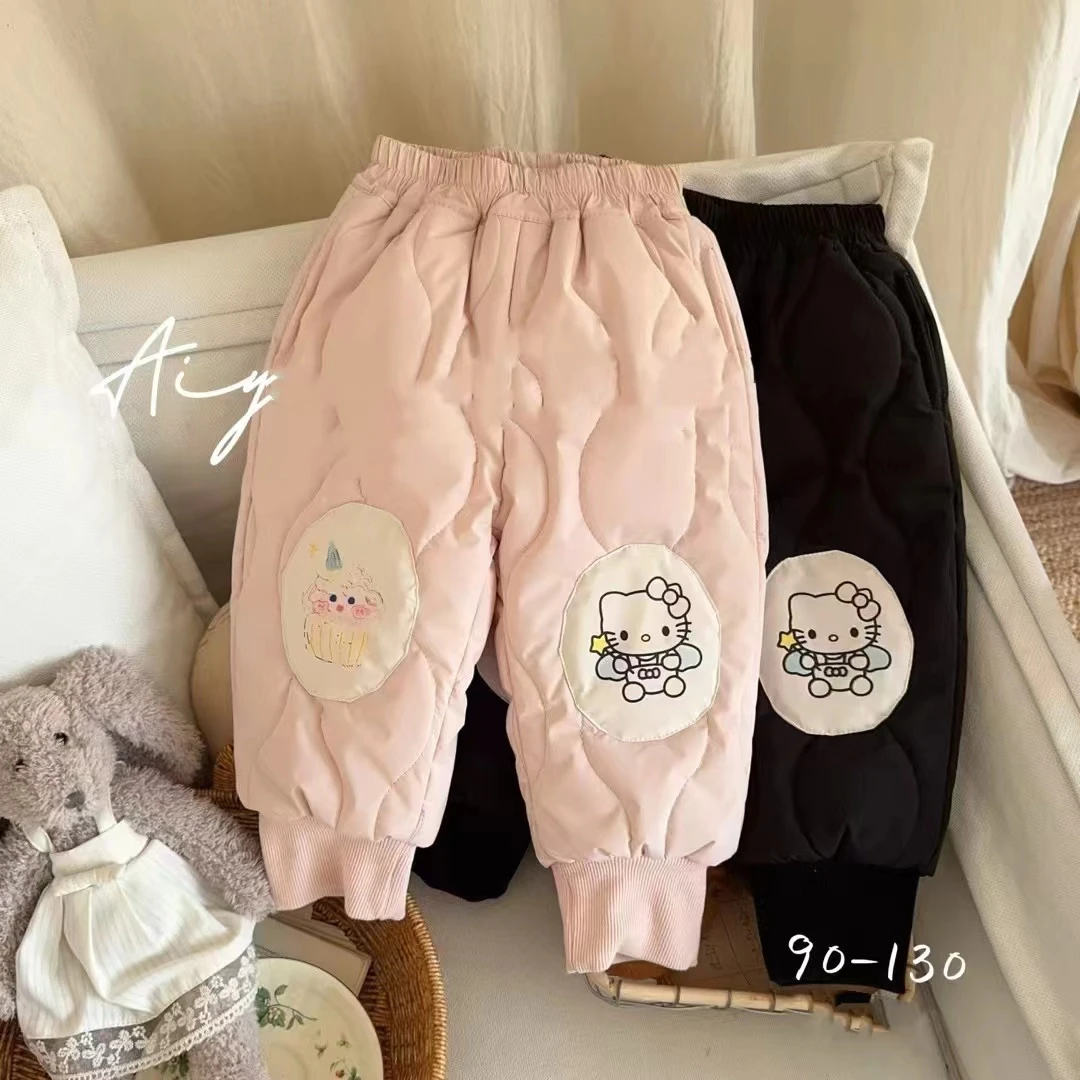 女童卡通三防蚕丝棉休闲卫裤（AYY-930-冬A）