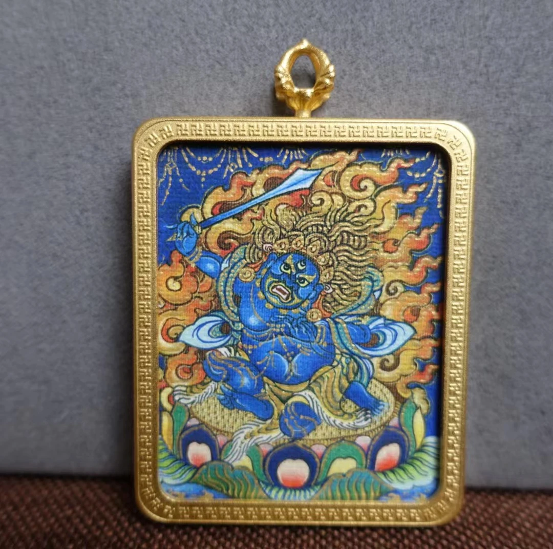 鸡-不动明王 唐卡