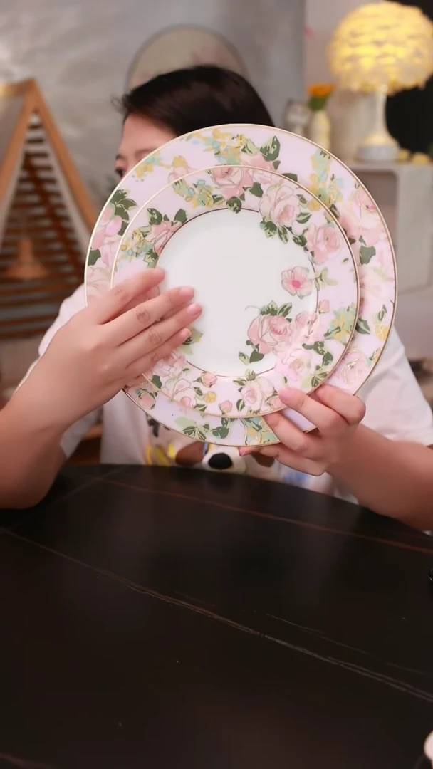 【闪购商品】·野玫瑰平盘大小盘E781