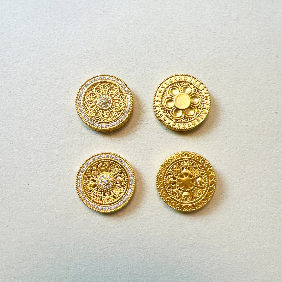 云珑珠宝甄选 足金999 表带罗盘两用吊坠 多样性选择其一