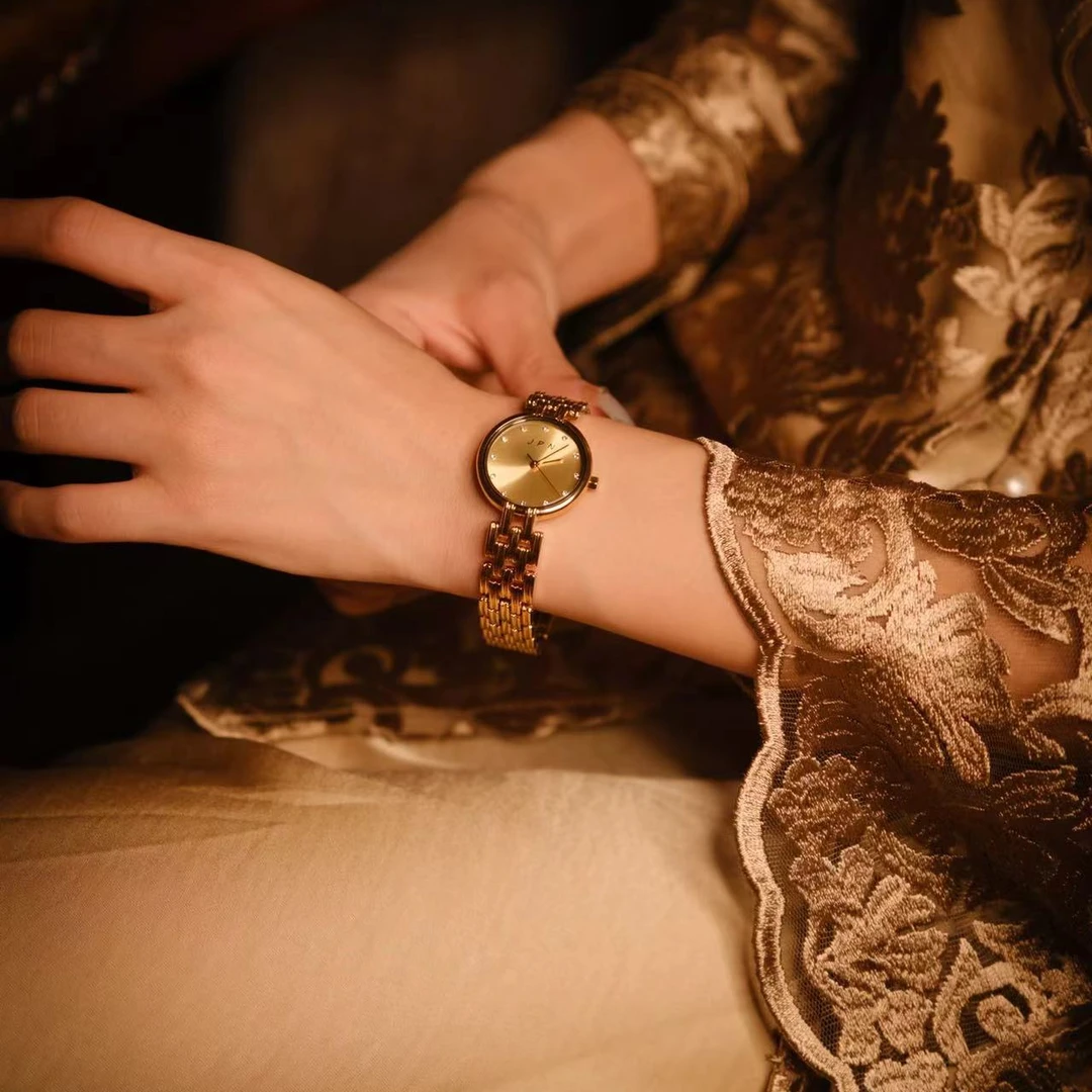 JPN中古女款腕表迪家时装复古百搭防水高奢精美气质时尚薄款女表