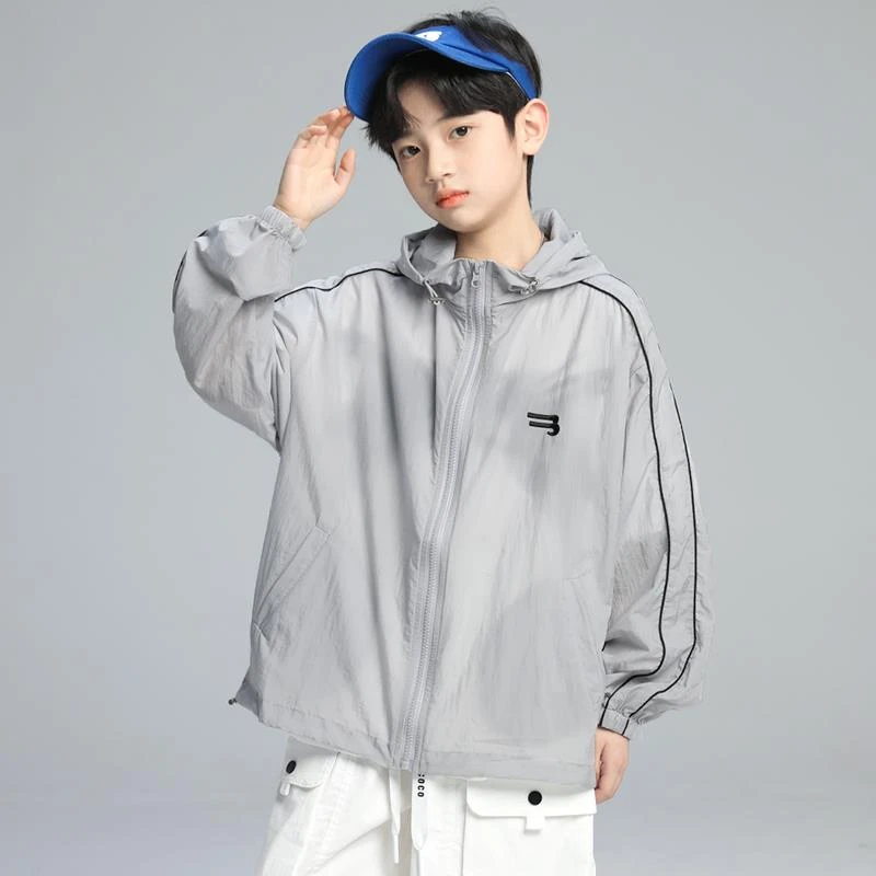 男童夏季防晒衣2025新款夏装外套中大童儿童男孩夏款空调服薄款潮