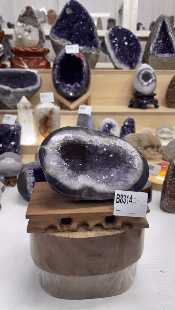 【闪购商品】紫晶大型摆件（非配饰）未镶嵌西*君B8314钱袋子