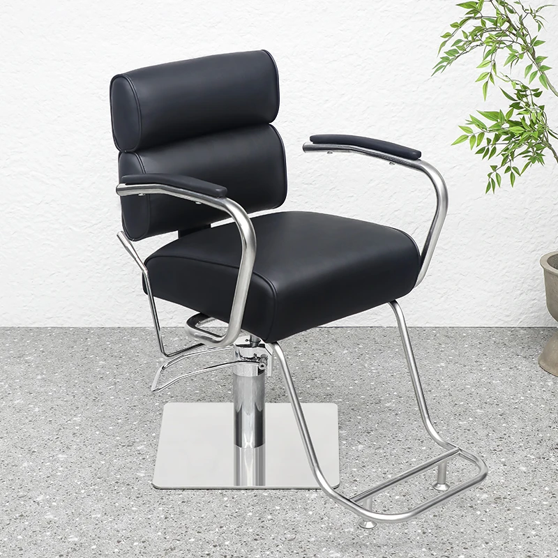 美发椅理发店椅子不锈钢美发店理发椅网红发廊剪发椅专用烫染座椅