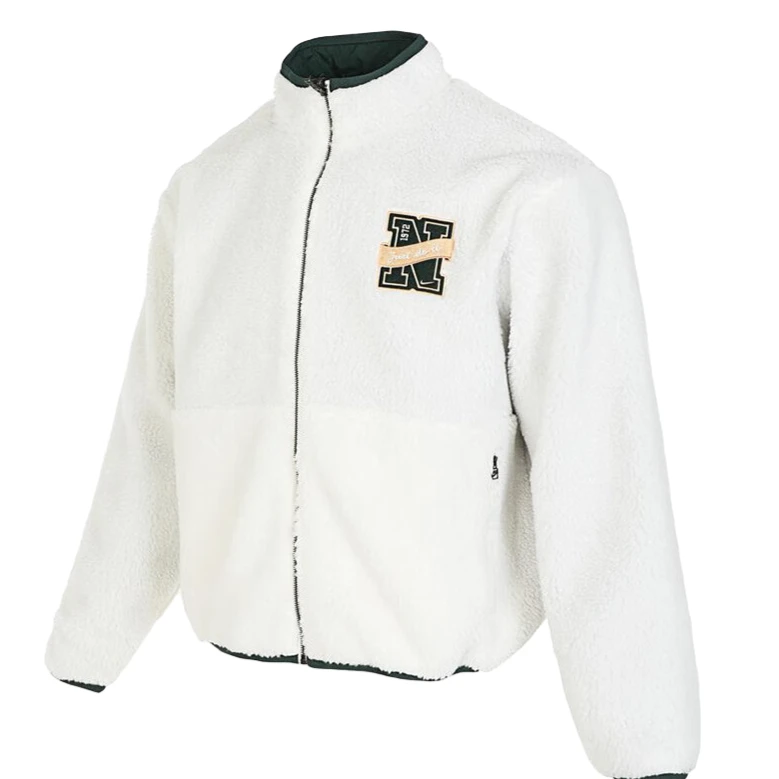 Nike/耐克男子潮流休闲外套夹克秋冬立领羊羔绒两面穿FV8588-133
