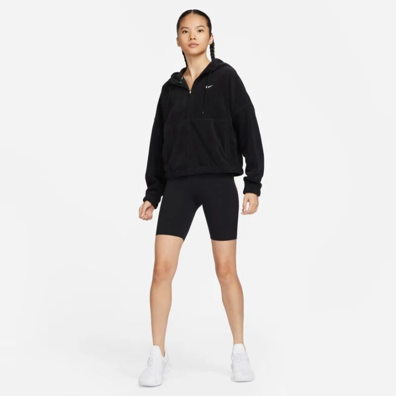 Nike/耐克女子女子训练外套夹克黑色秋冬带帽舒适百搭 FB5639-010