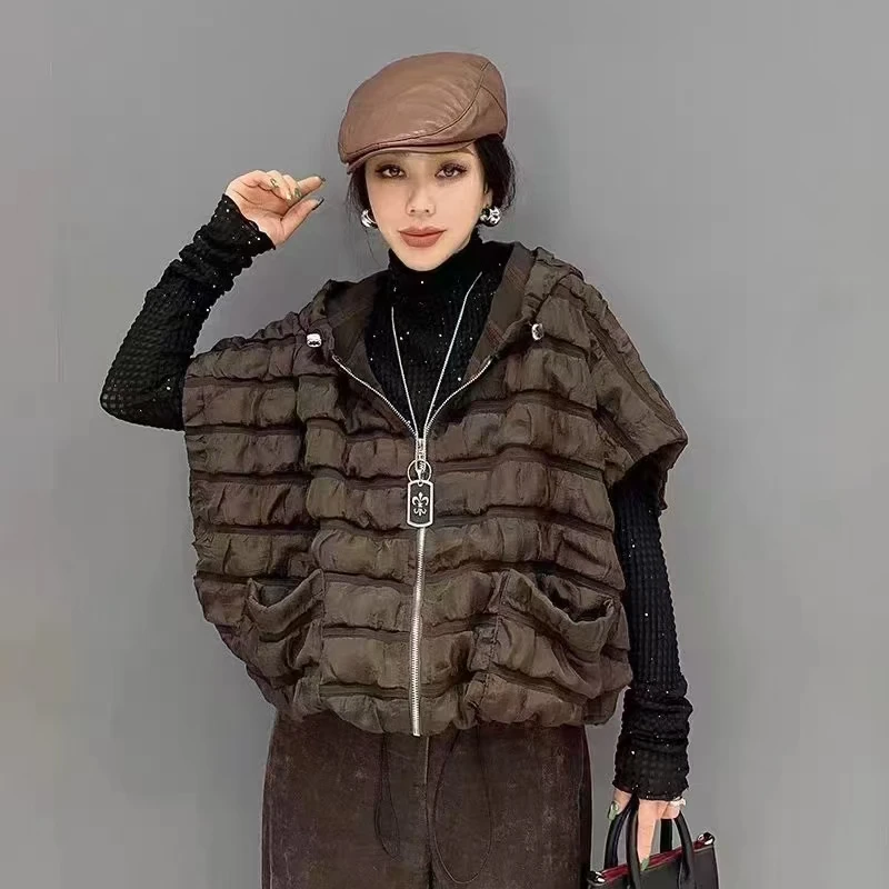 2024年秋季新款时尚欧版大码洋气马甲582