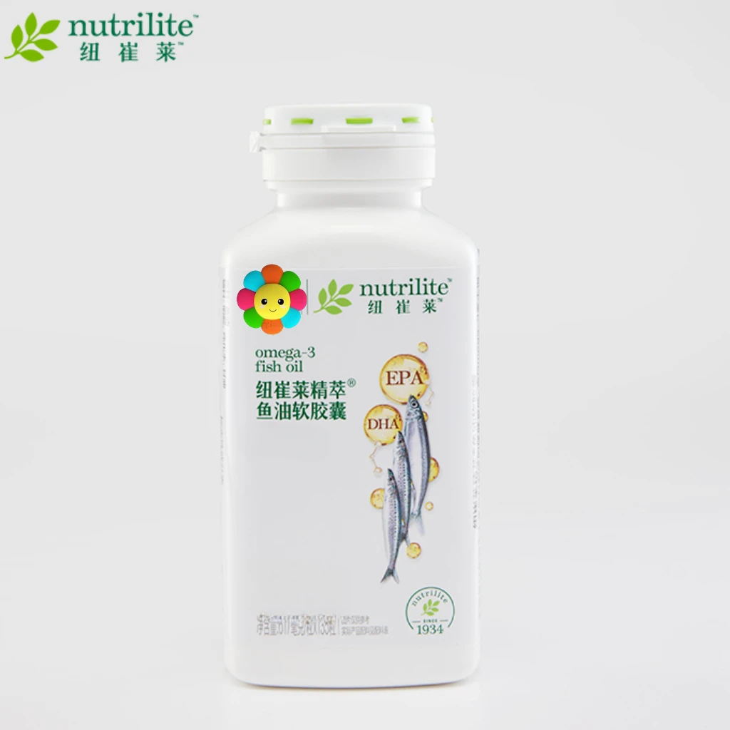 纽崔莱精萃鱼糖果零食135粒新鲜油正品食用