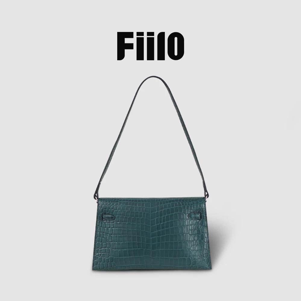 【Fiilo菲洛高奢】S23高端定制-腋下小凯27系列-鳄鱼纹牛皮腋下包