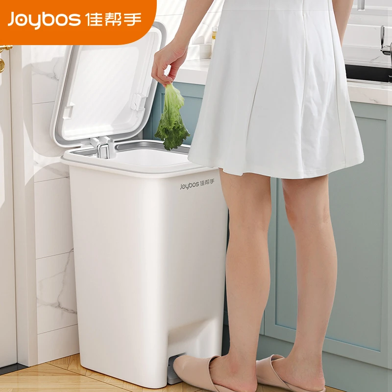 佳帮手垃圾桶家用卫生间厨房厕所带盖大号容量客厅轻奢卧室脚踩筒