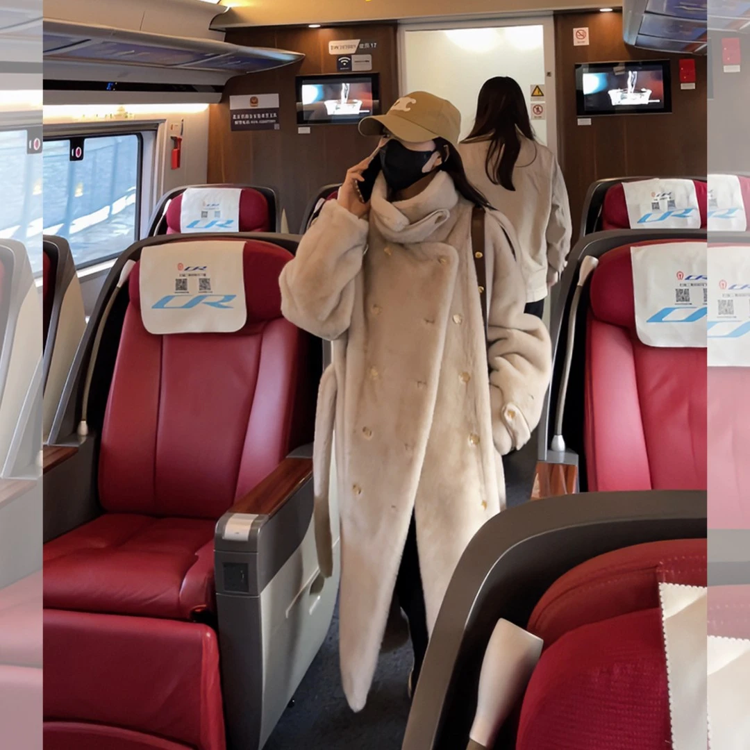 GAGAZHANG【财阀家族】立领金扣加厚双排扣大外套多种穿法 2211A06