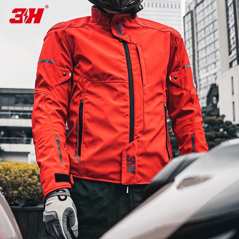 3H磐石摩托车骑行服四季防水防摔男女防风机车夹克赛车服机车装备