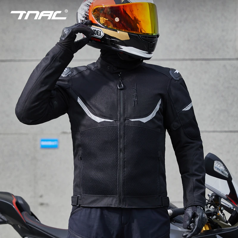 TNAC/拓驰 游隼摩托车赛车骑士服男款秋冬保暖四季防水防摔骑行服