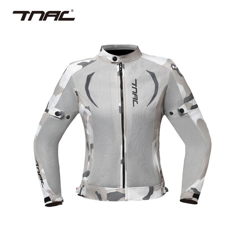 TNAC拓驰蝙蝠女款摩托车夏季透气防摔赛车机车骑行服透气舒适