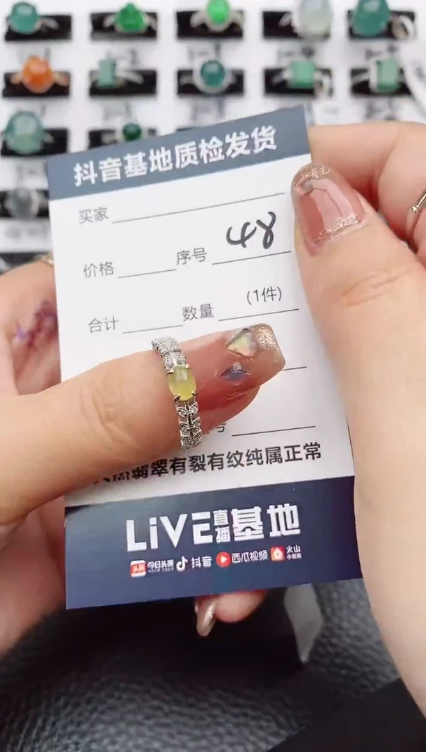 【闪购商品】翡翠颈饰银S925镶嵌48