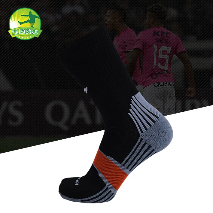 足球短袜 运动中筒袜子男子成人 防滑球员版摩擦条运动袜球袜
