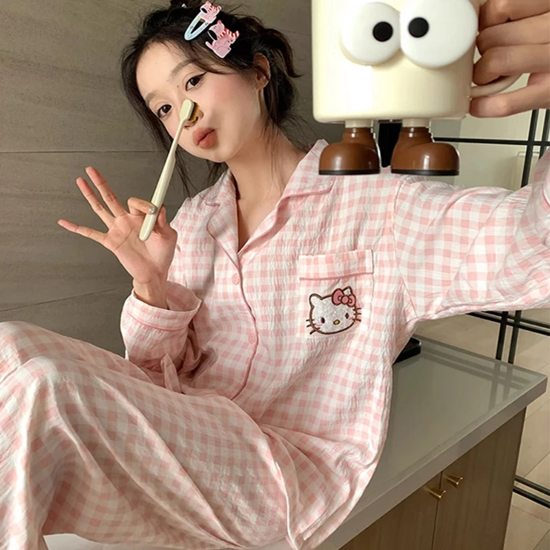 【带胸垫-春秋款】月子服透气产后产妇孕妇哺乳衣睡衣家居服无荧光