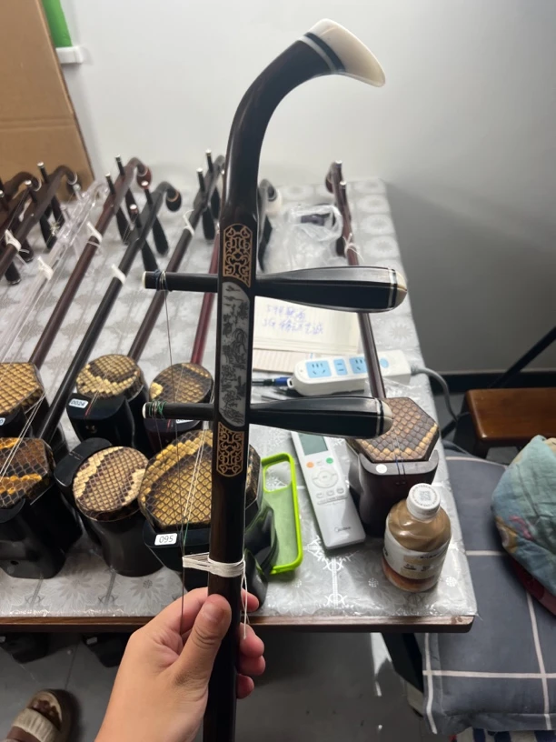 老料黑檀木料小中胡