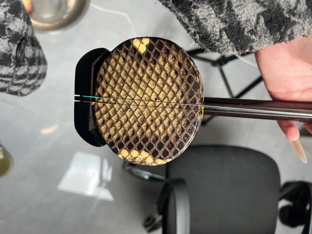 老料黑檀大音量扁圆二胡