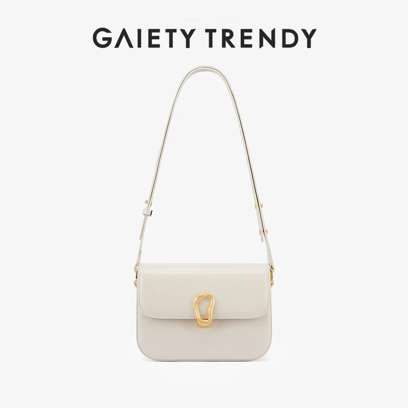 GAIETY&TRENDY·小号豆腐包经典百搭牛皮腋下包简约时尚单肩斜挎包