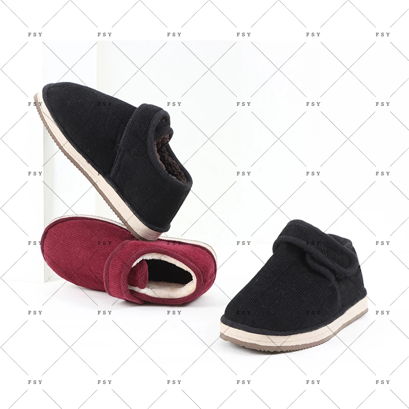 （建议拍大两码）低帮秋冬加绒鞋保暖时尚家居鞋防滑手工鞋舒适居家