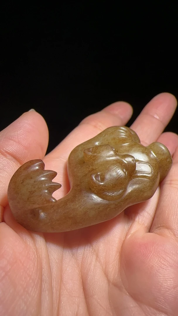 熊代沟把件包浆厚重