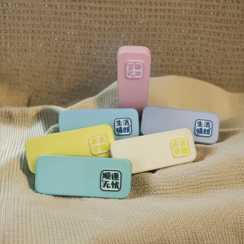 厂家直销四字贴花大方眼镜盒男女通用收纳盒太阳镜墨镜便携简约