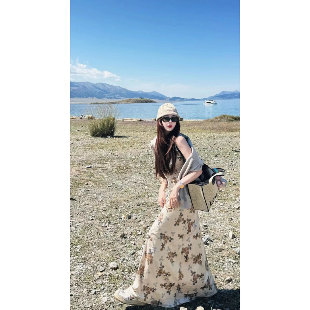 YEER·SHOP【复古碎花～】初秋新款设计感显瘦碎花连衣裙