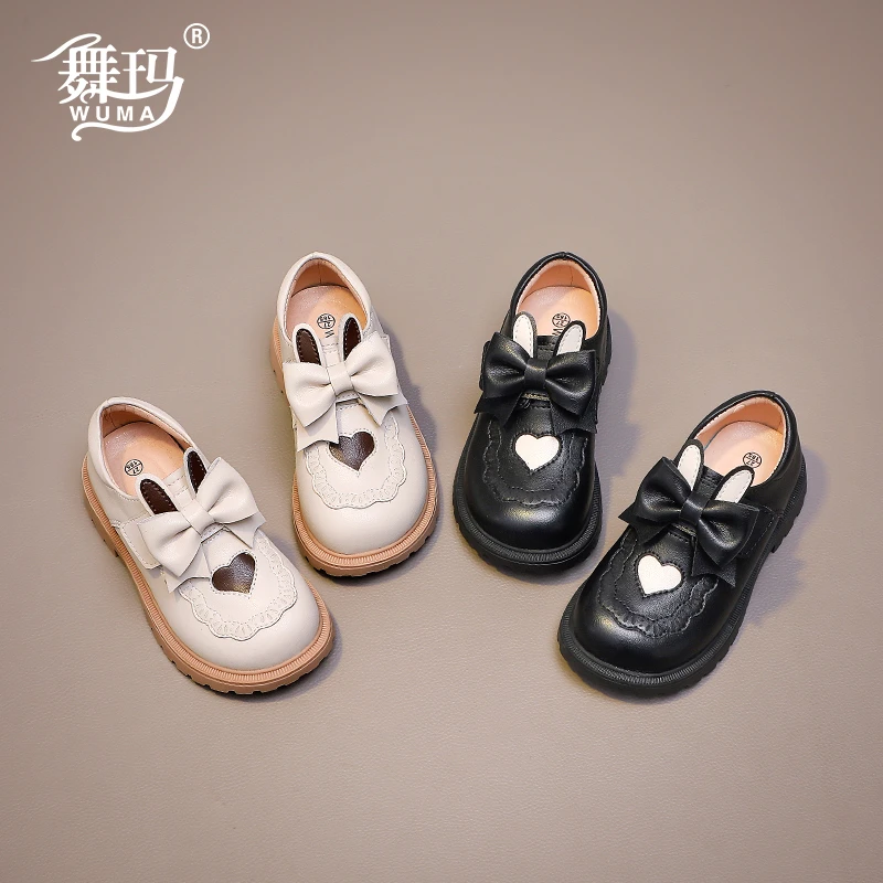 舞玛女童鞋子儿童公主小皮鞋2025新款宝宝春夏软底女孩单鞋411076