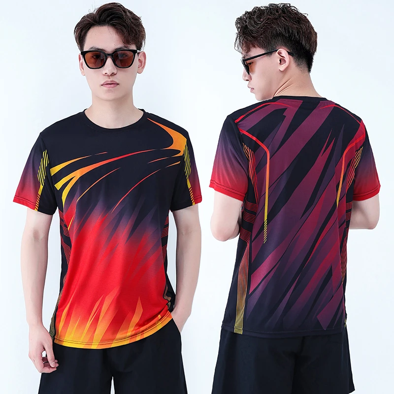 宽松运动体能服训练服健身男款休闲透气吸汗大码速干半袖T恤春夏