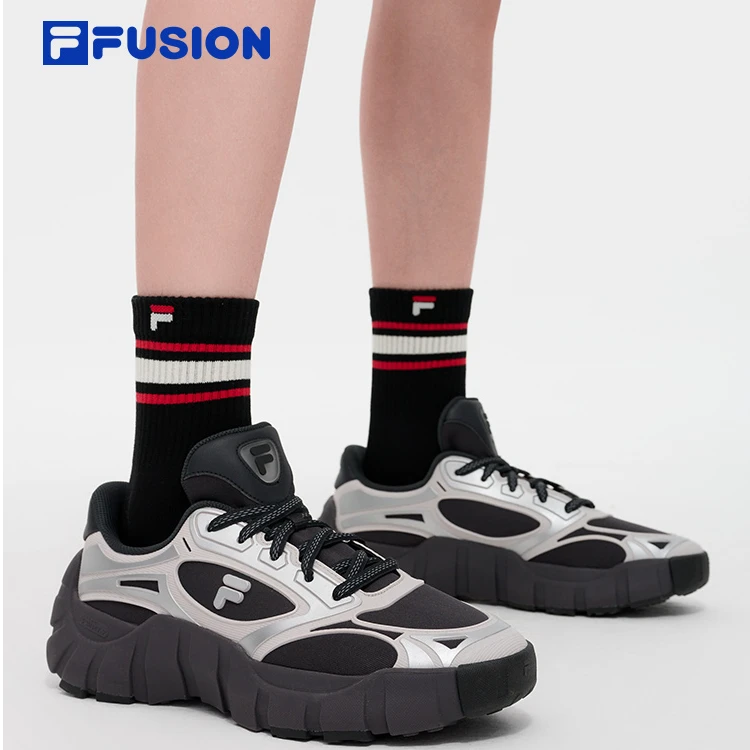 FILA斐乐正品男款潮流百搭简约舒适运动户外复古老爹鞋T12M431103