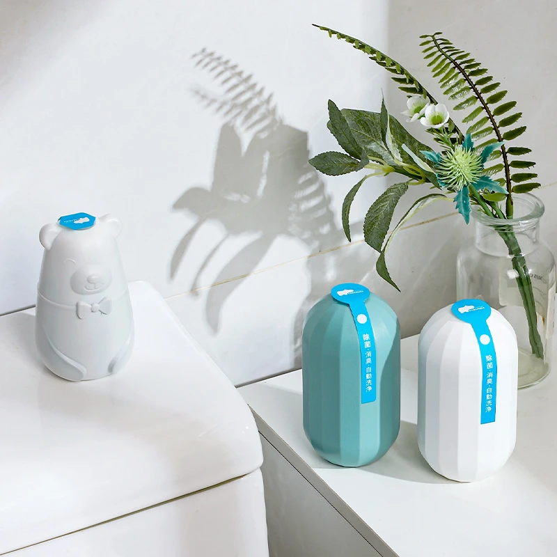 蓝泡泡家用洁厕灵马桶清洁剂洁厕宝厕所除臭自动除垢去异味去渍