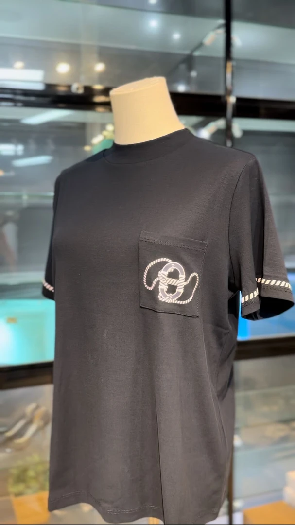 MSC高定 有机棉猪鼻子链条T 镜布