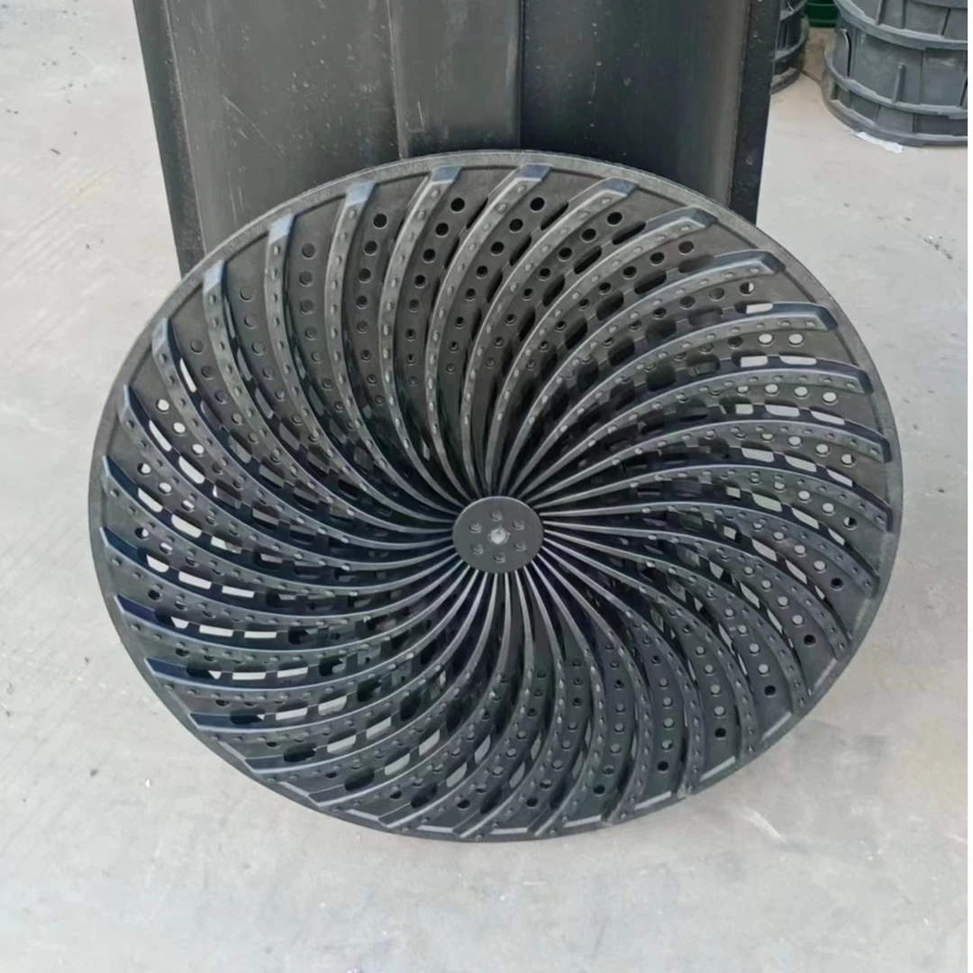 新型涡轮井盖 一体式涡流增压排水盖板