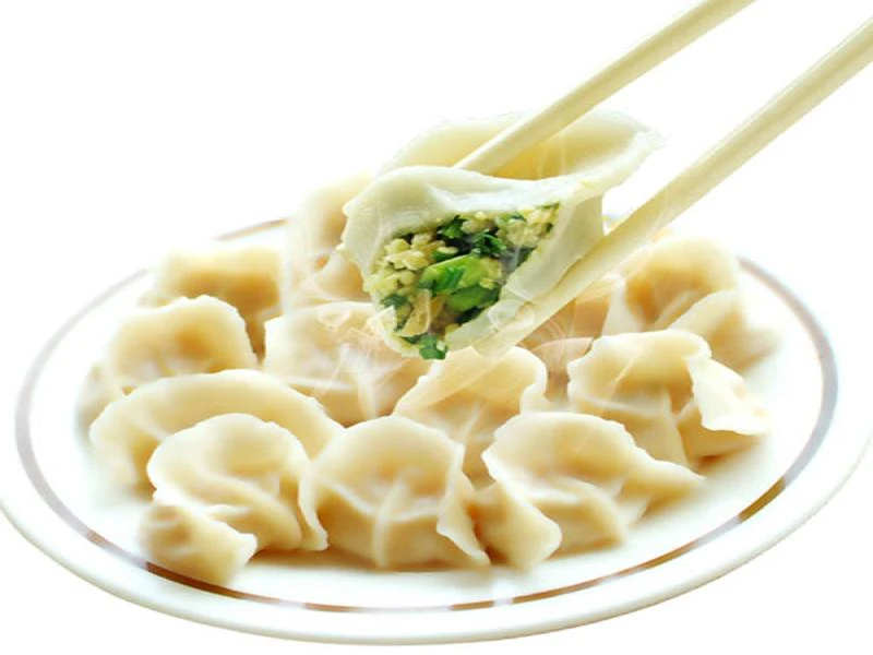 2000克韭菜鸡蛋纯手工水饺
