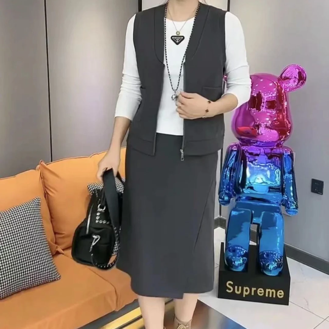 秋季新款休闲遮肉洋气时尚气质显瘦减龄三件套