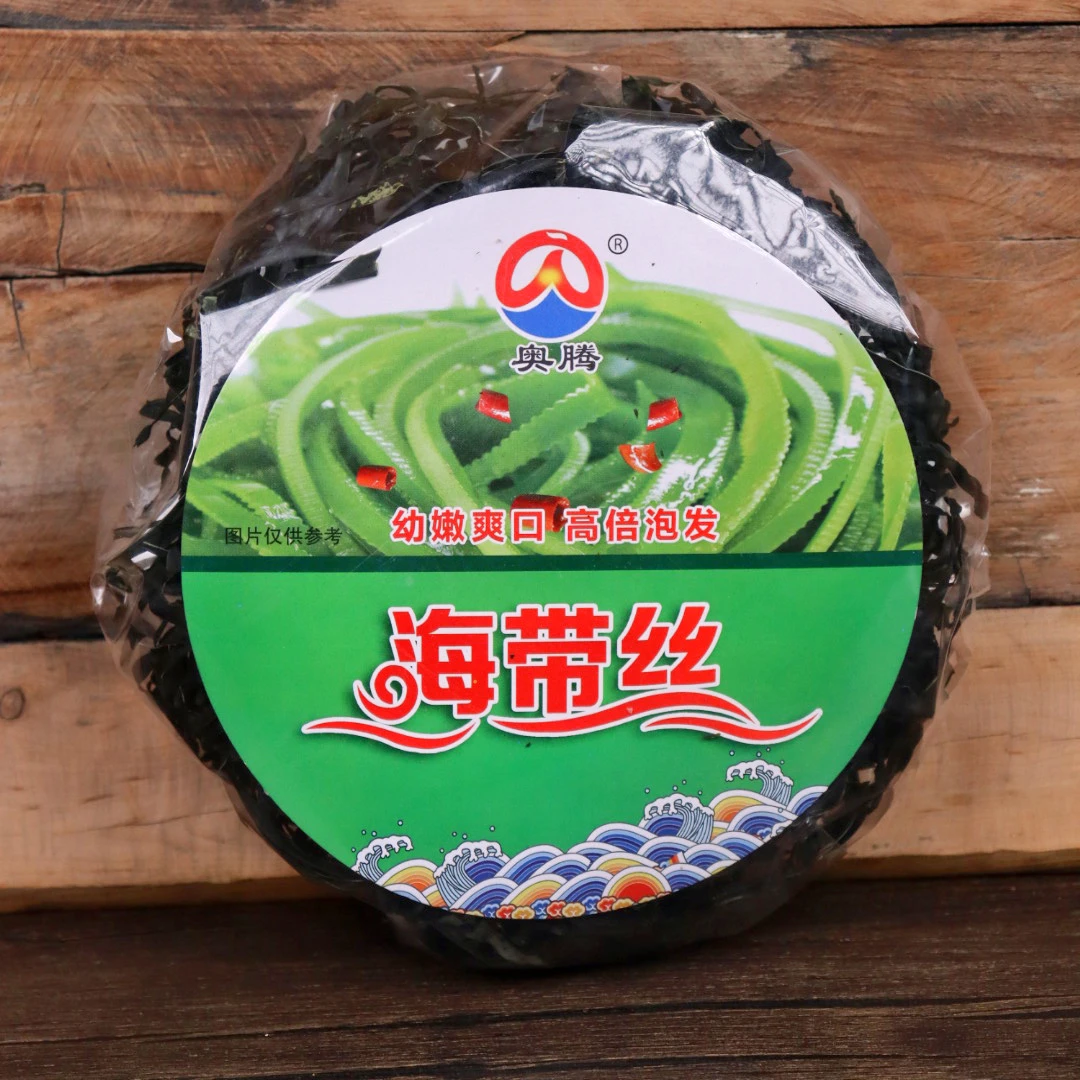 无盐粒干海带丝，约15倍泡发率，免煮速食【到手6包】